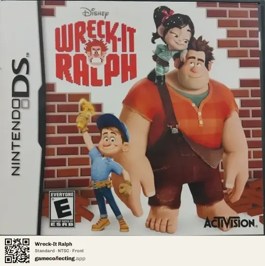 Wreck-It Ralph Nintendo DS, NTSC box front