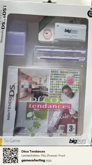 Déco Tendances Nintendo DS, France box front