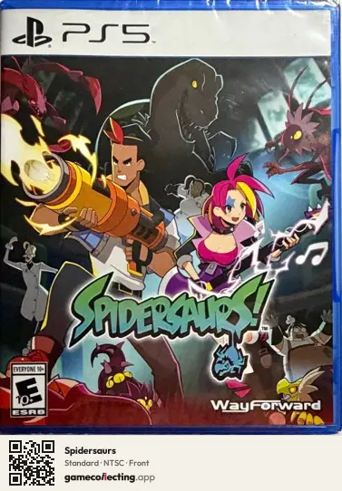 Spidersaurs PlayStation 5, NTSC box front