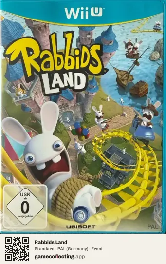 Rabbids Land Nintendo Wii U, Germany box front