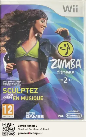 Zumba Fitness 2 Nintendo Wii, France box front