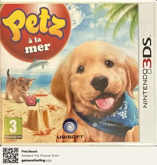 Petz Beach Nintendo 3DS, France box front