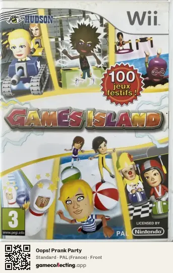 Oops! Prank Party Nintendo Wii, France box front