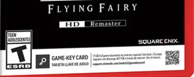 Bravely Default: Flying Fairy HD Remaster, the ESRB box on its front