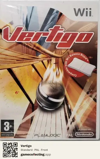 Vertigo Nintendo Wii, PAL box front