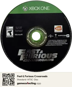 Fast & Furious: Crossroads Xbox One, NTSC disc