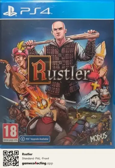 Rustler PlayStation 4, PAL box front