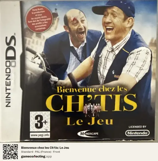 Bienvenue chez les Ch'tis: Le Jeu Nintendo DS, France box front