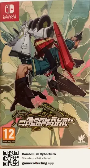 Bomb Rush Cyberfunk Nintendo Switch, PAL box front