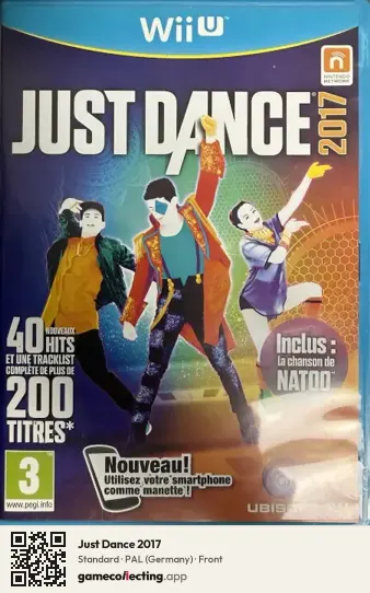 Just Dance 2017 Nintendo Wii U, Germany box front