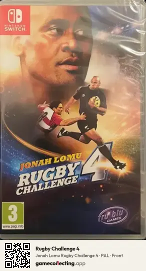 Rugby Challenge 4 Nintendo Switch, PAL box front