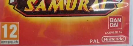 Power Rangers Samurai, the PEGI square on its front