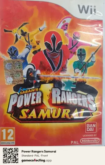 Power Rangers Samurai Nintendo Wii, PAL box front