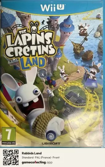 Rabbids Land Nintendo Wii U, France box front