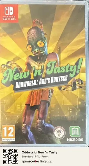 Oddworld: New 'n' Tasty Nintendo Switch, PAL box front