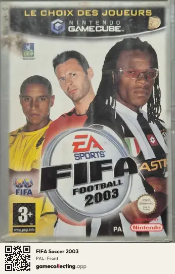 FIFA Soccer 2003 Nintendo GameCube, PAL box front