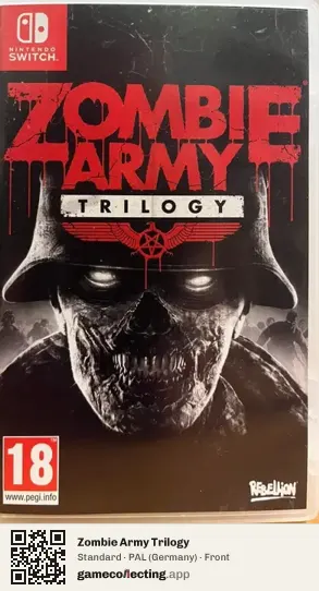 Zombie Army Trilogy Nintendo Switch, Germany box front
