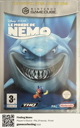 Finding Nemo Nintendo GameCube, France box front