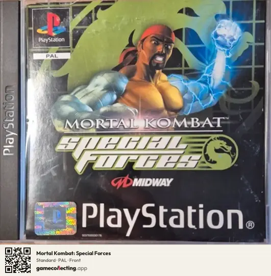 Mortal Kombat: Special Forces PlayStation, PAL box front