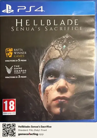Hellblade: Senua's Sacrifice PlayStation 4, Italy box front