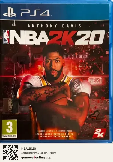 NBA 2K20 PlayStation 4, Spain box front