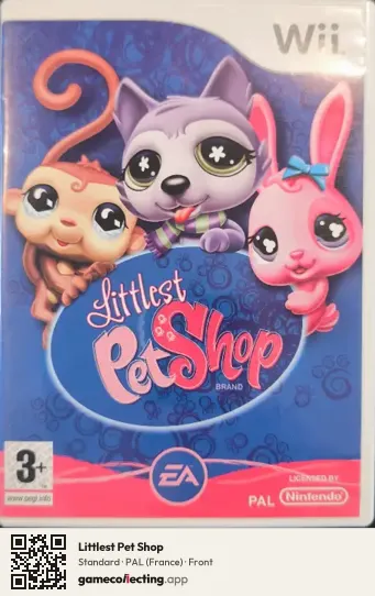 Littlest Pet Shop Nintendo Wii, France box front