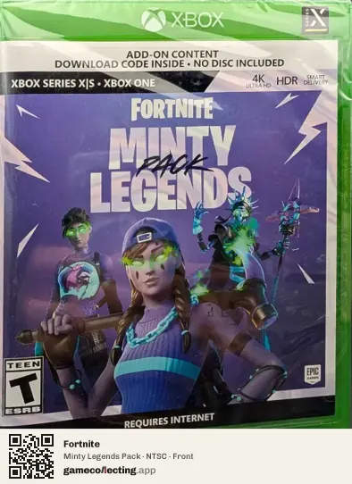 Fortnite Xbox One, NTSC box front