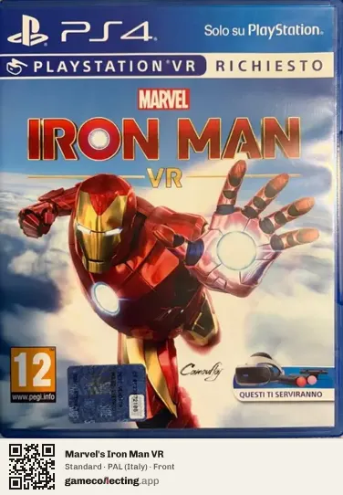 Marvel's Iron Man VR PlayStation 4, Italy box front