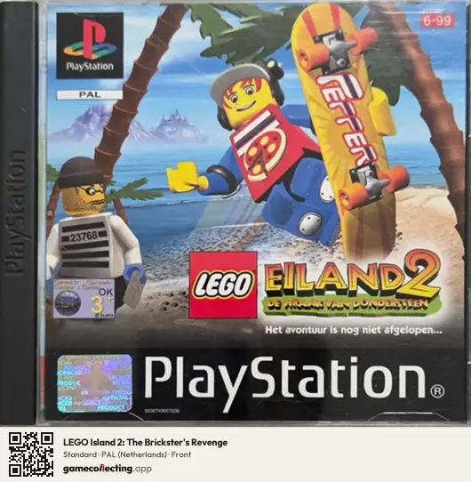 LEGO Island 2: The Brickster's Revenge PlayStation, Netherlands box front