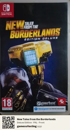 New Tales from the Borderlands Nintendo Switch, PAL box front