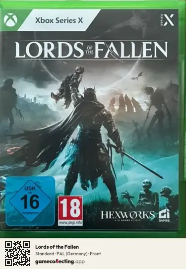 Lords of the Fallen Xbox Series X, Germany box front