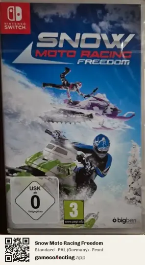 Snow Moto Racing Freedom Nintendo Switch, Germany box front