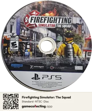 Firefighting Simulator: The Squad PlayStation 5, NTSC disc