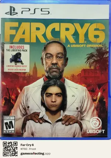 Far Cry 6 PlayStation 5, NTSC box front