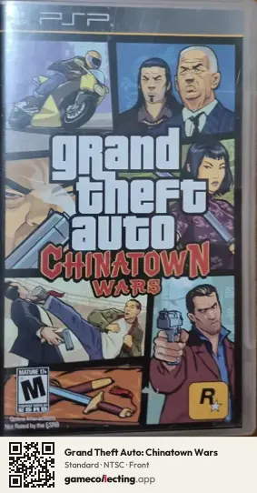 Grand Theft Auto: Chinatown Wars PlayStation Portable, NTSC box front