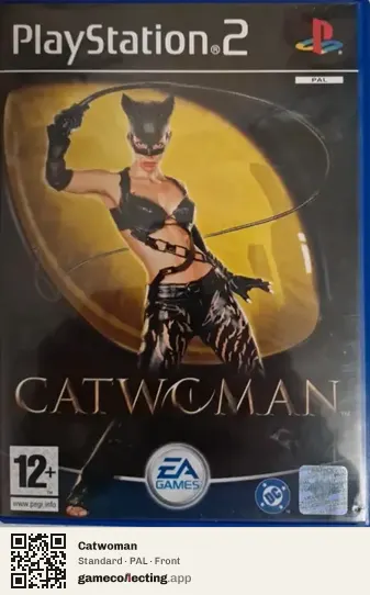 Catwoman PlayStation 2, PAL box front