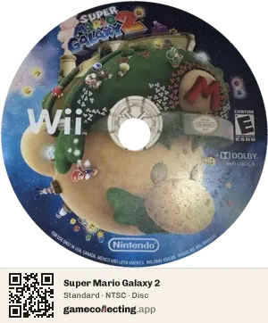 Super Mario Galaxy 2 Nintendo Wii, NTSC disc