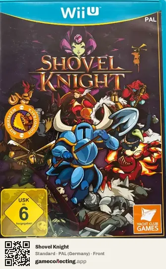 Shovel Knight Nintendo Wii U, Germany box front