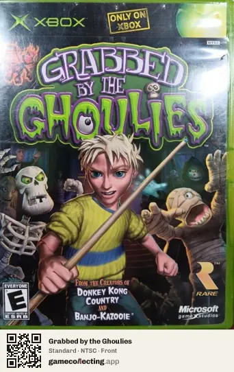 Grabbed by the Ghoulies Xbox, NTSC box front