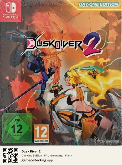 Dusk Diver 2 Nintendo Switch, Germany box front