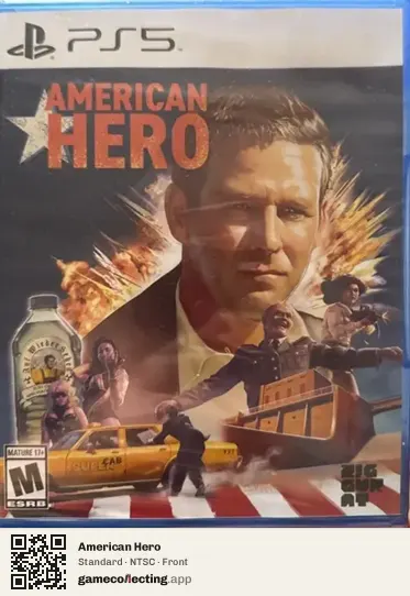 American Hero PlayStation 5, NTSC box front