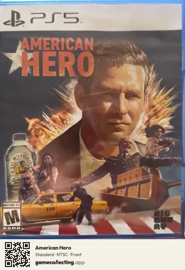 American Hero PlayStation 5, NTSC box front