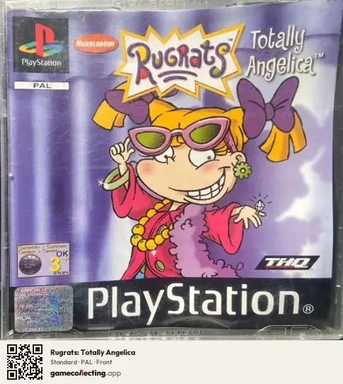 Rugrats: Totally Angelica PlayStation, PAL box front