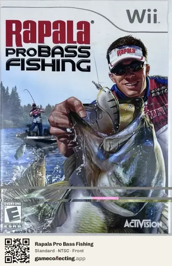 Rapala Pro Bass Fishing Nintendo Wii, NTSC box front