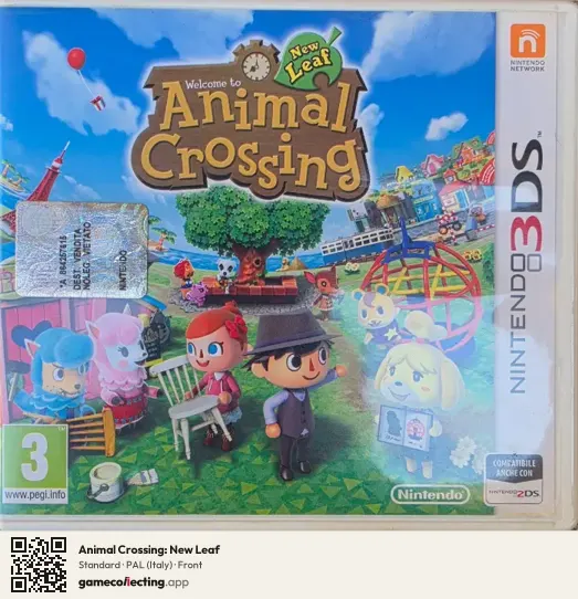 Animal Crossing: New Leaf Nintendo 3DS, Italy box front