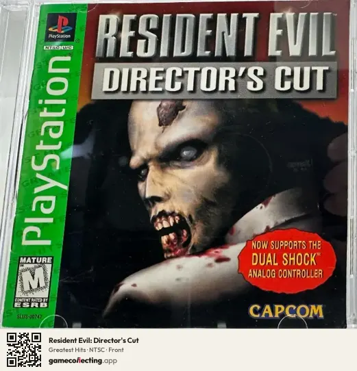 Resident Evil: Director's Cut PlayStation, NTSC box front