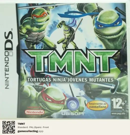 TMNT Nintendo DS, Spain box front