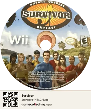 Survivor Nintendo Wii, NTSC disc