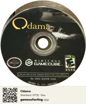Odama Nintendo GameCube, NTSC disc