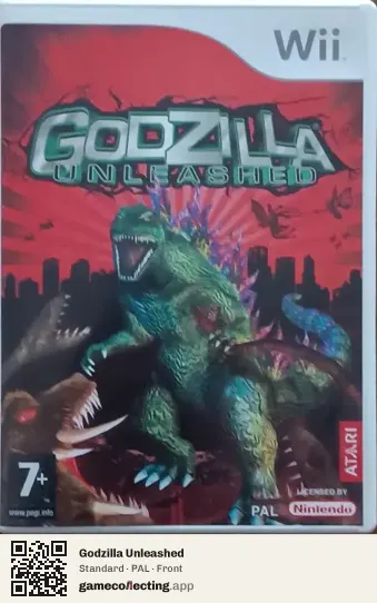 Godzilla Unleashed Nintendo Wii, PAL box front
